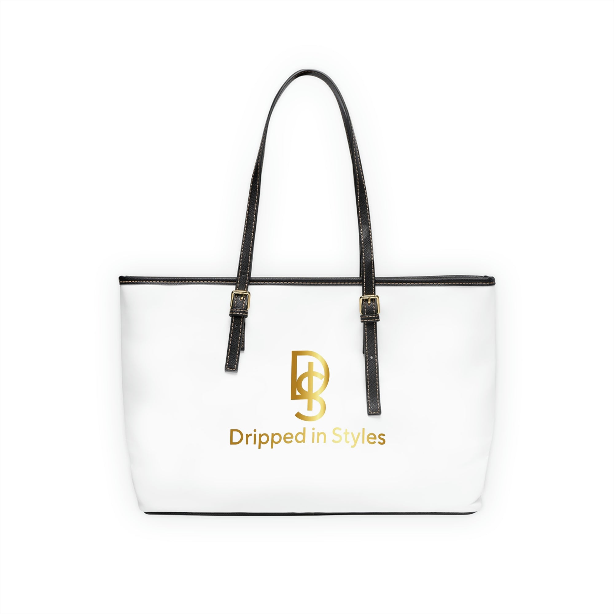 D.I.S. Signature Leather Shoulder Bag