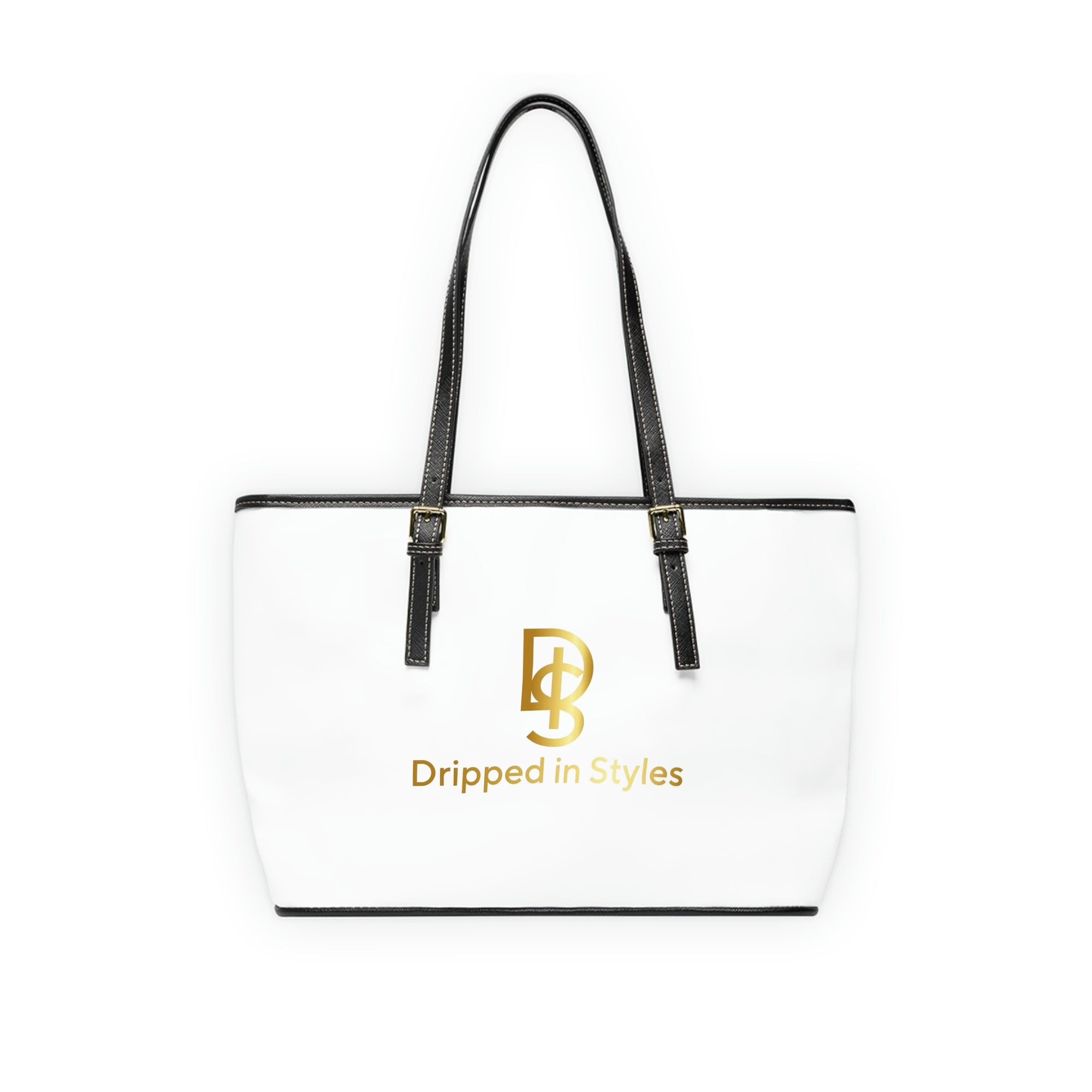D.I.S. Signature Leather Shoulder Bag