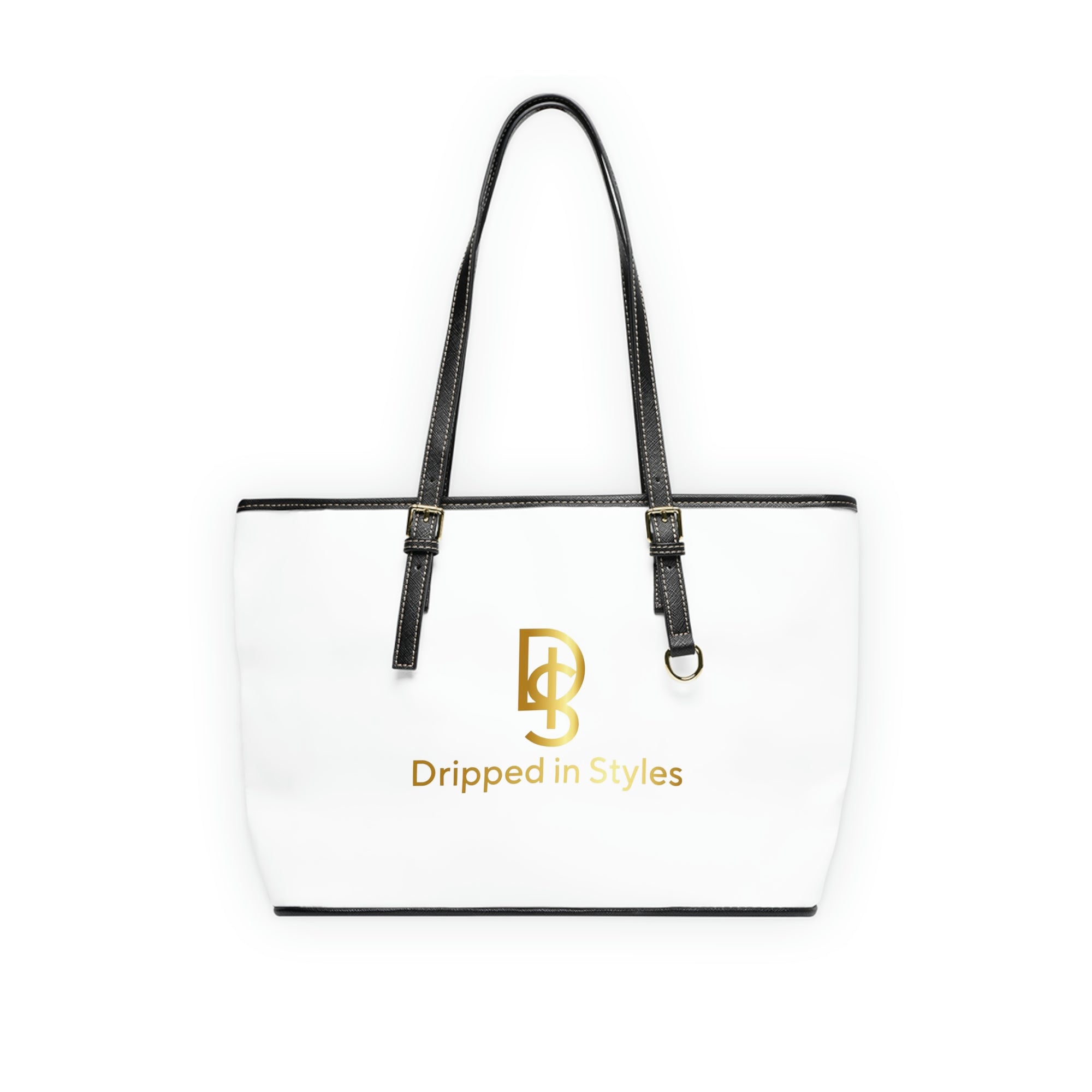 D.I.S. Signature Leather Shoulder Bag